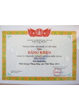 CHẤT LƯỢNG VÀNG THỦY SẢN VIỆT NAM NĂM 2014